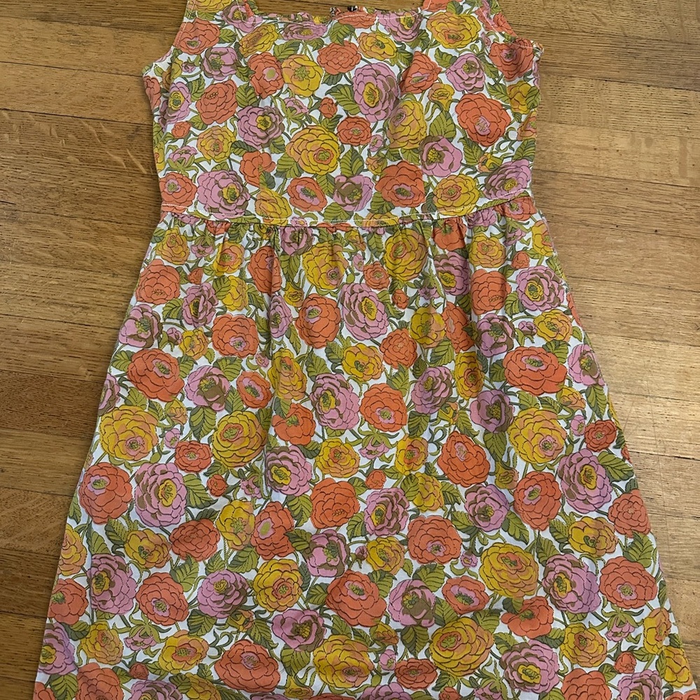 Tulle 70s Floral Dress
